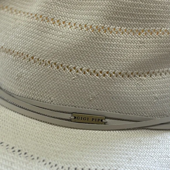 GIGI PIP Arlo Rancher Fedora Straw Hat. Small/Medium - Picture 8 of 10